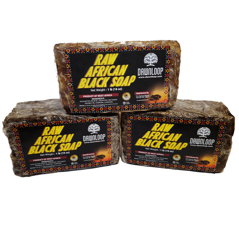 Dawnloop's Authentic Raw African Black Soap – Your Gateway to Radiant, Healthy Skin