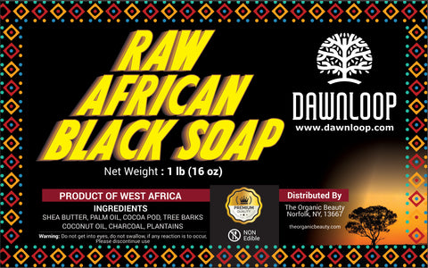 Dawnloop's Authentic Raw African Black Soap – Your Gateway to Radiant, Healthy Skin